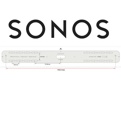sonos soundbar wall mount bracket