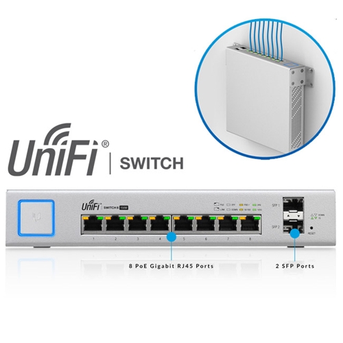 Switch 8 PoE (150W) - Ubiquiti Store United States